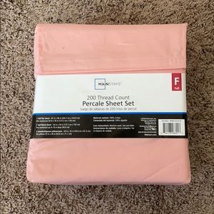 NWOT Blush Sheet Set (Full)